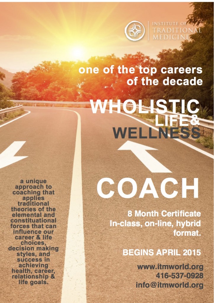 LIFE WELLNESS COACH FLYER INSTITUTE OF TRADITIONAL MEDICINE